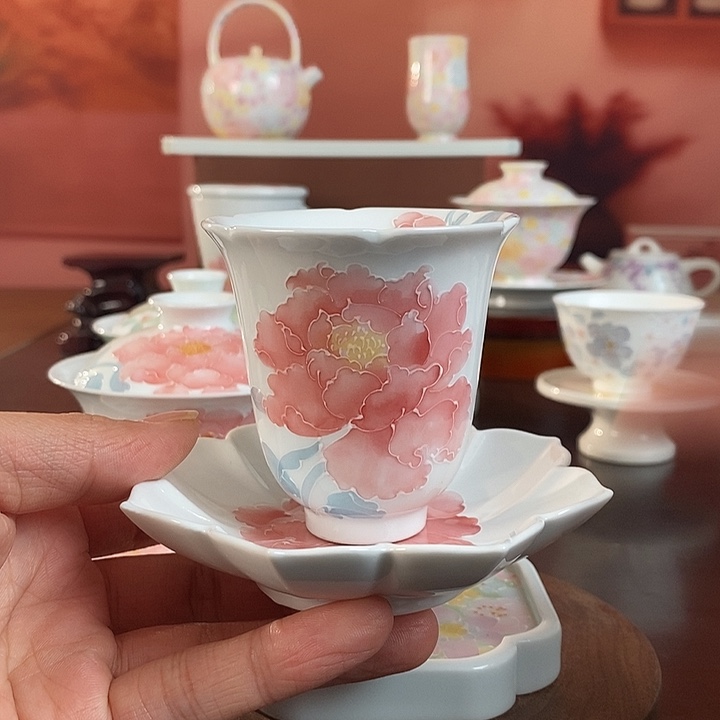 牡丹主人杯➕杯垫