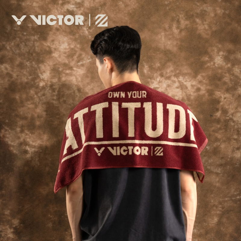VICTOR/威克多胜利纯棉运动毛巾李梓嘉联名系列吸汗透气TW4513LZJ