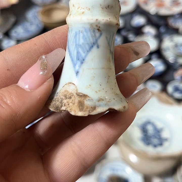 瓷片瓷片茶托喝茶非常不错