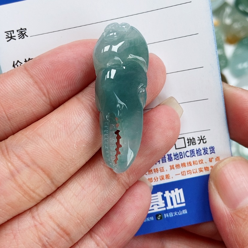 【闪购商品】翡翠未镶嵌颈饰有钱花