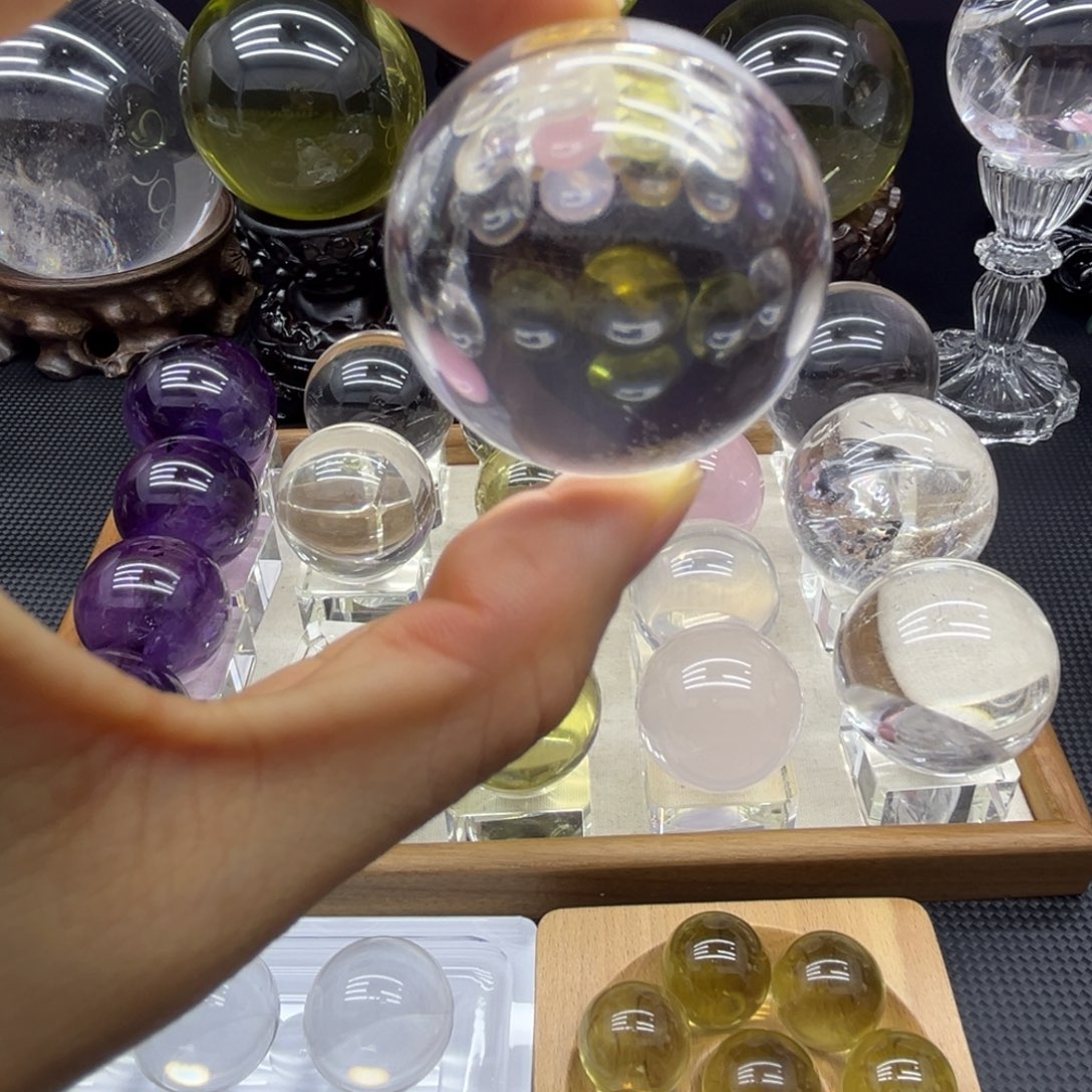 水晶珠宝半成品银S925镶嵌4.1公分