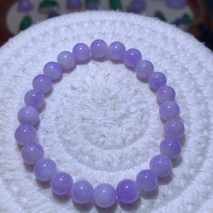 翡翠手链未镶嵌红妖紫手串