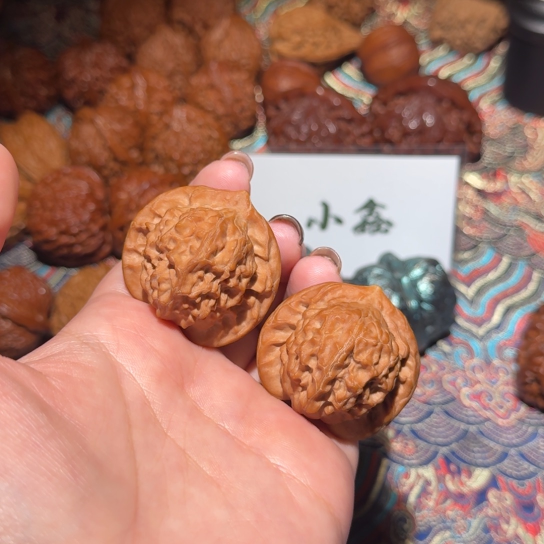 核桃把件1756号39大耳朵图图文玩核桃S