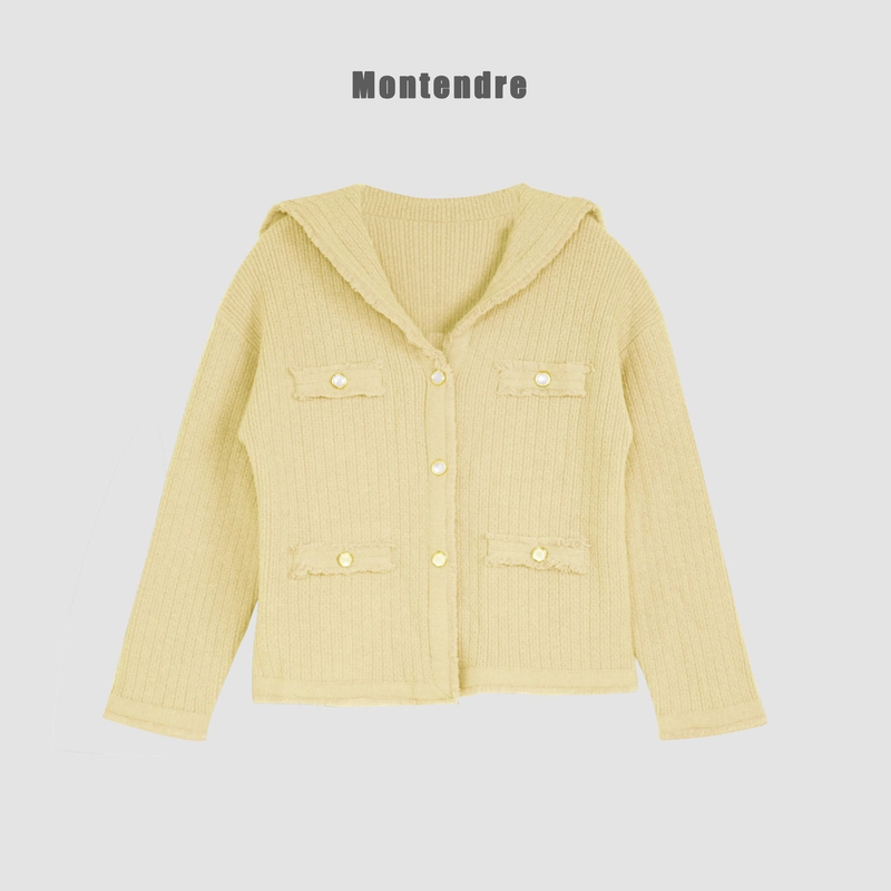 【Montendre】  秋季新款 M 简约时尚气质休闲百搭优雅针织衫