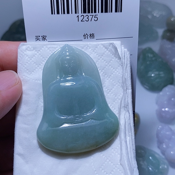 翡翠未镶嵌颈饰天光墟翡翠市场现金代购