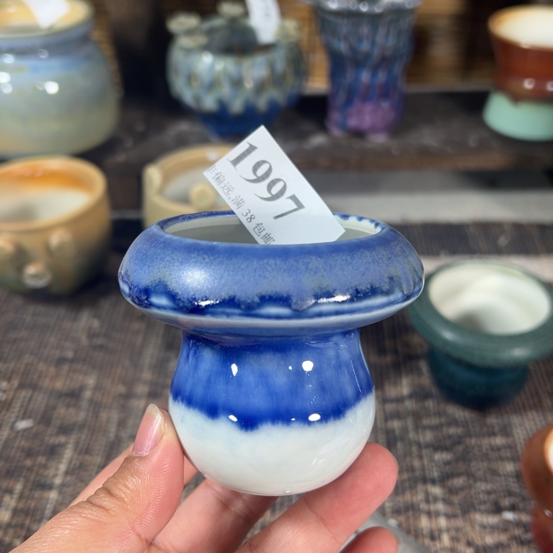 红陶景德镇手工花盆