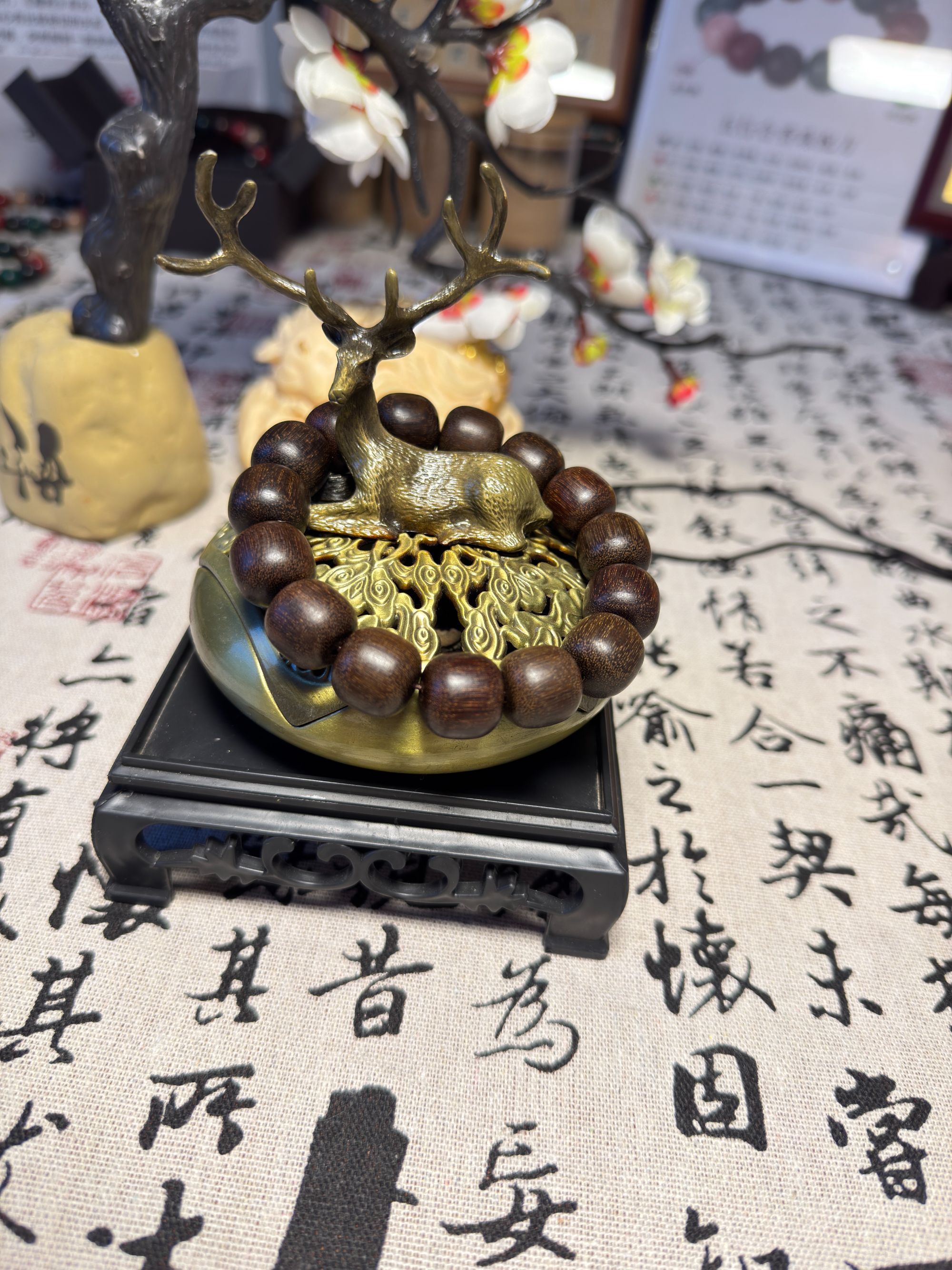 【蕹合】单圈14*15老型珠老料香味好手工珠串DIY编织