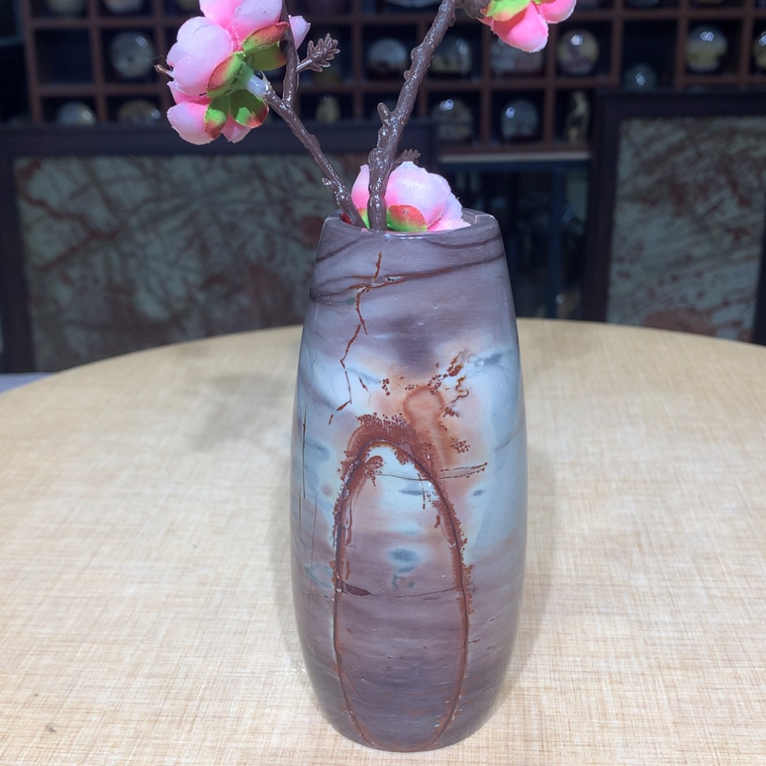 ，广西国画石摆件，收藏观赏