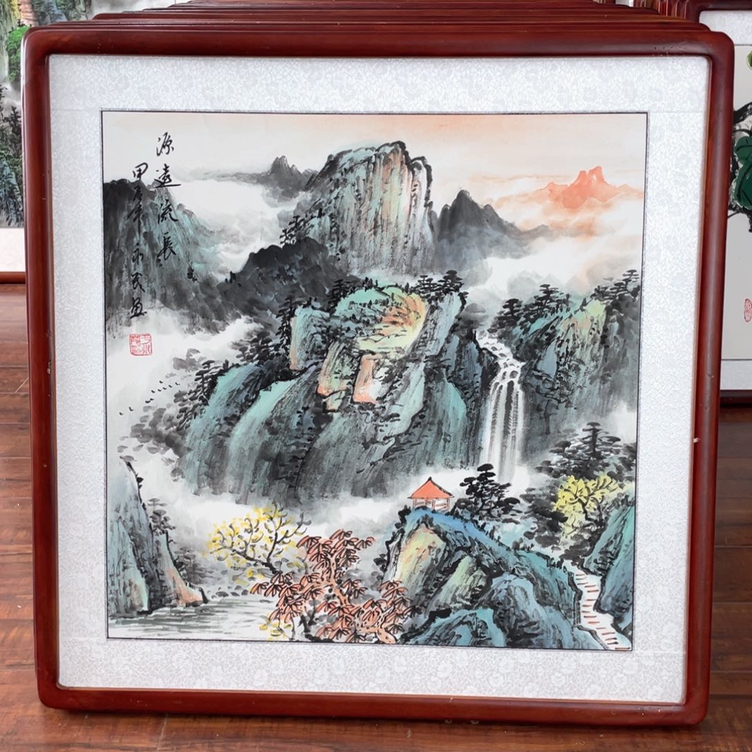 国画带框尺寸 63*63厘米