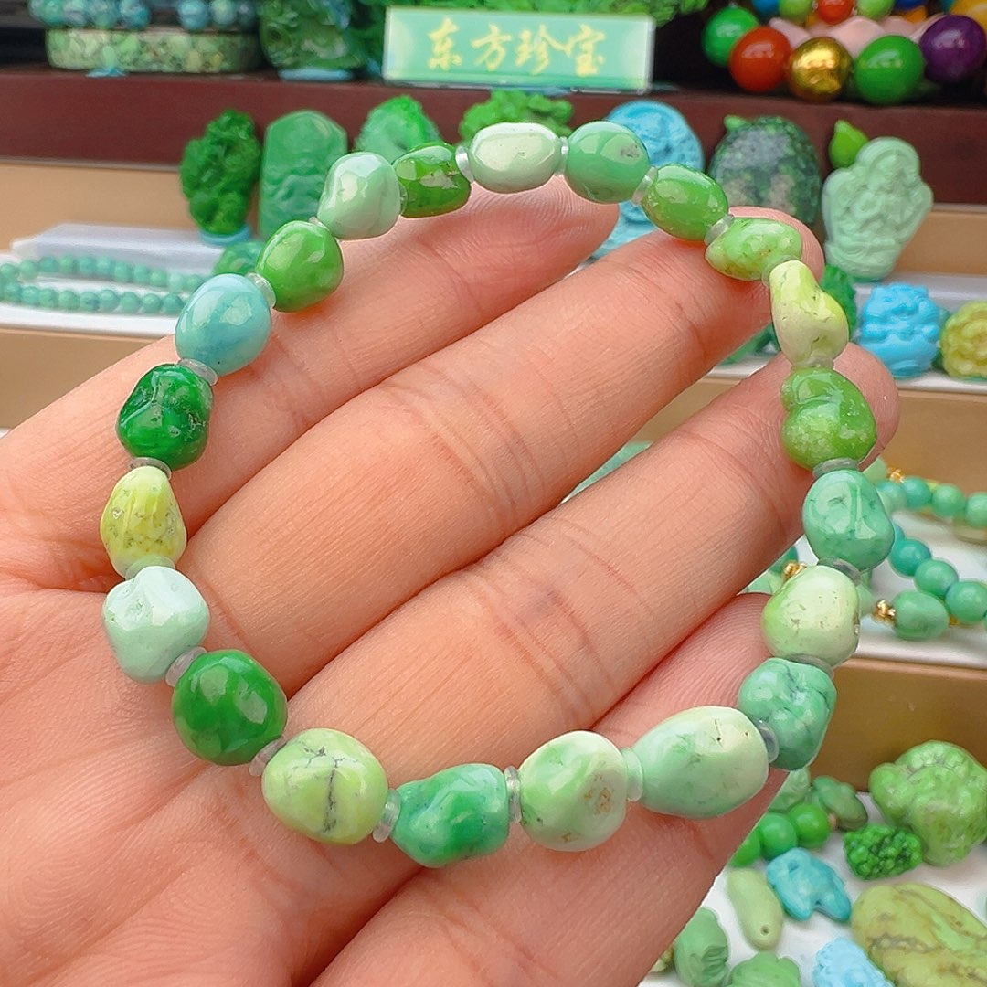 未镶嵌绿松石项链