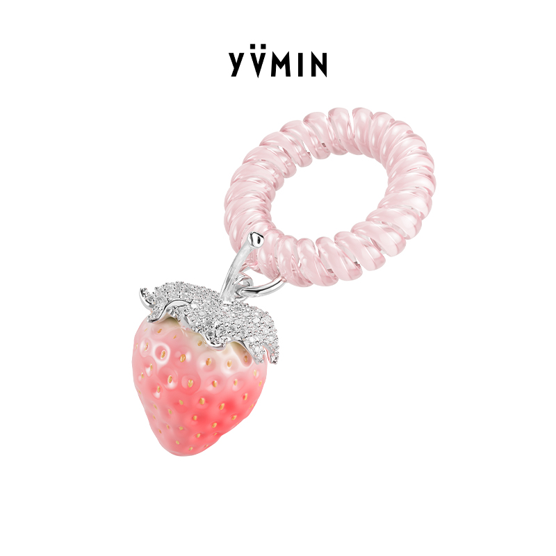 YVMIN尤目 25春夏莓电话线发绳头绳