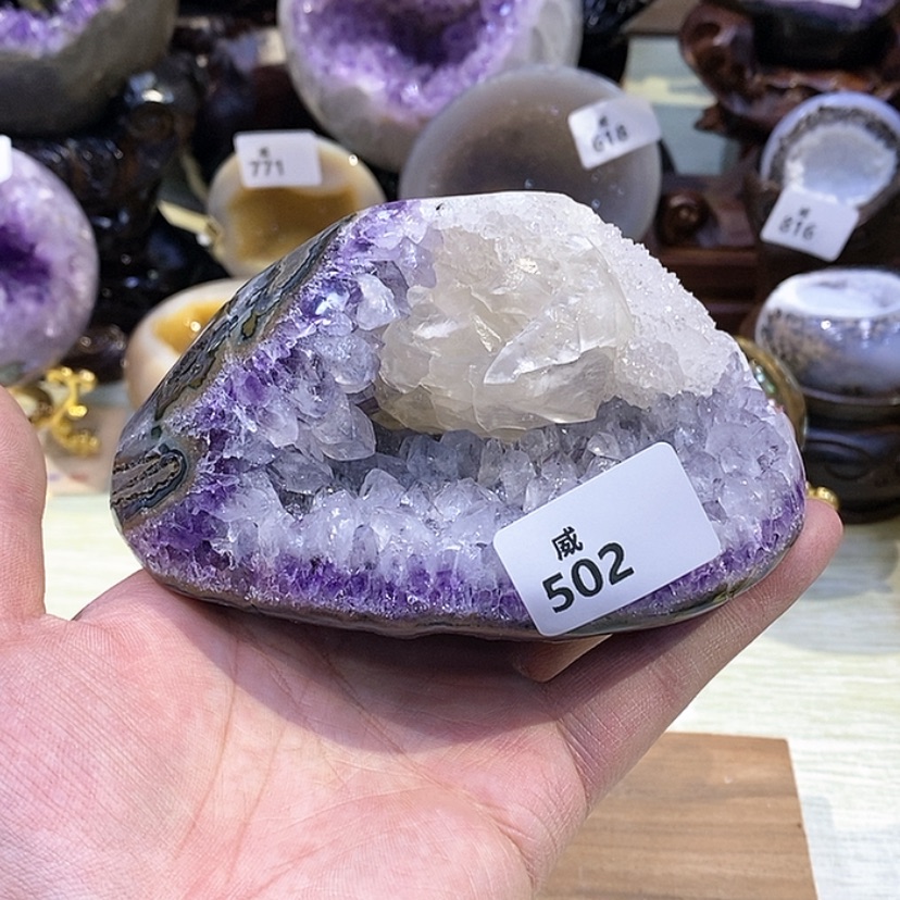 【闪购商品】水晶天然水晶摆件方解石未镶嵌