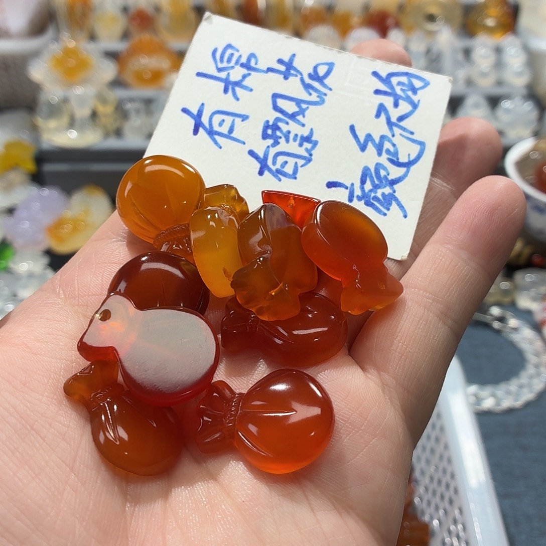 玛瑙/玉髓未镶嵌吊坠(不含链)
