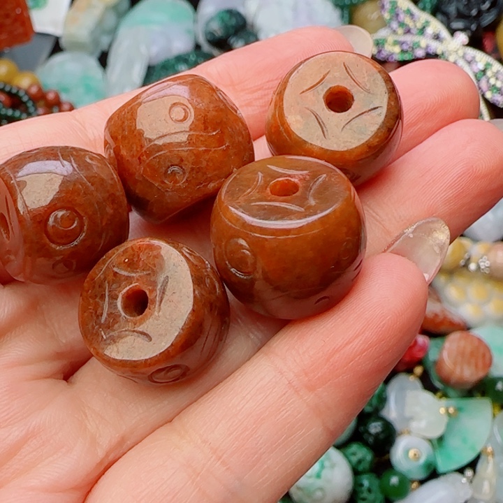 翡翠颈饰未镶嵌天然A货26