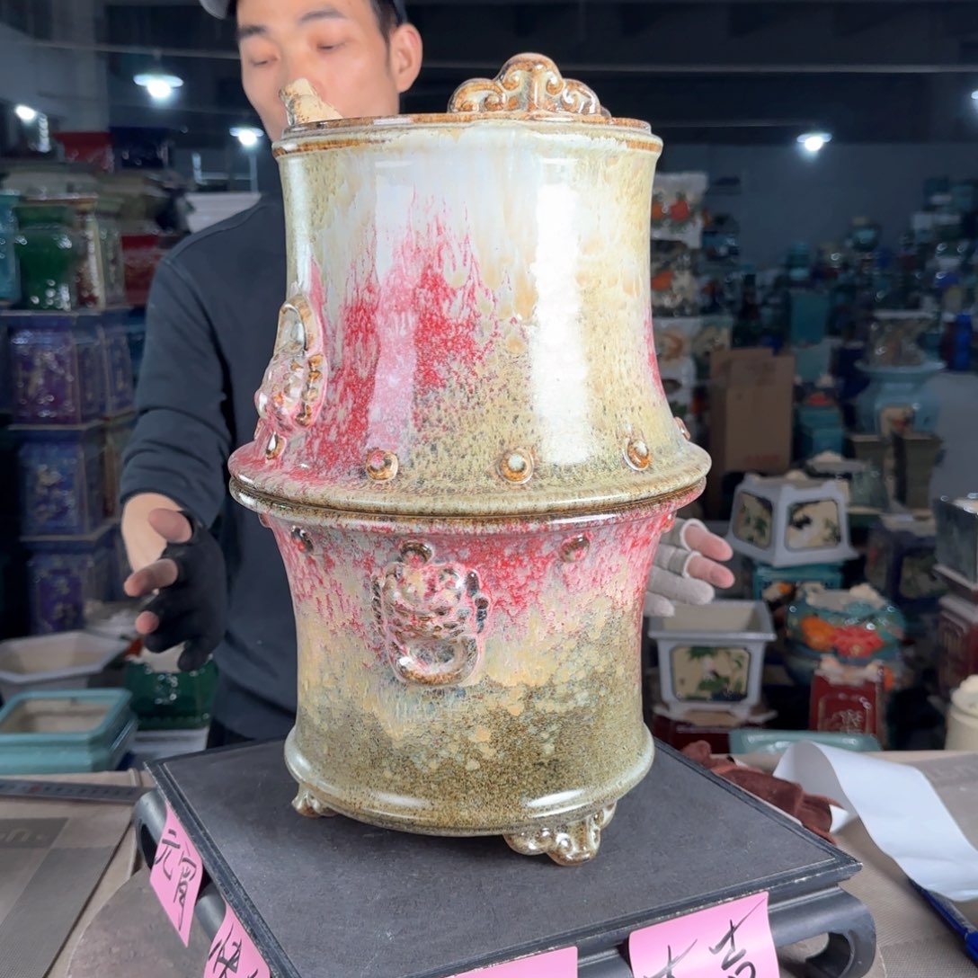 一风堂石湾花盆。