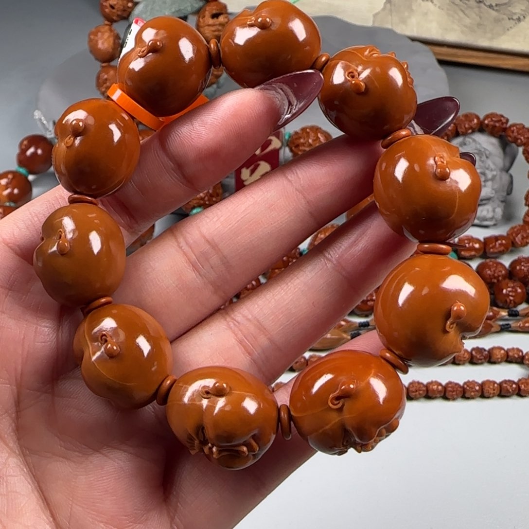 橄榄核手串/手链石****司宽2.0老树铁核人生百态