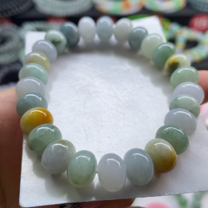 未镶嵌手链翡翠卡10.7