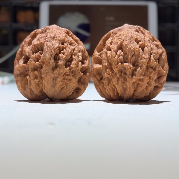 文玩核桃把件虎头42
