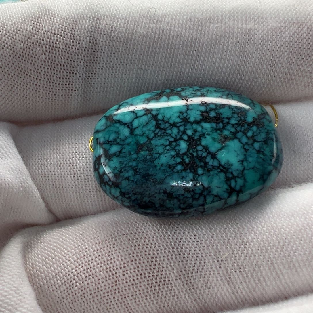 未镶嵌绿松石随形19.7mm