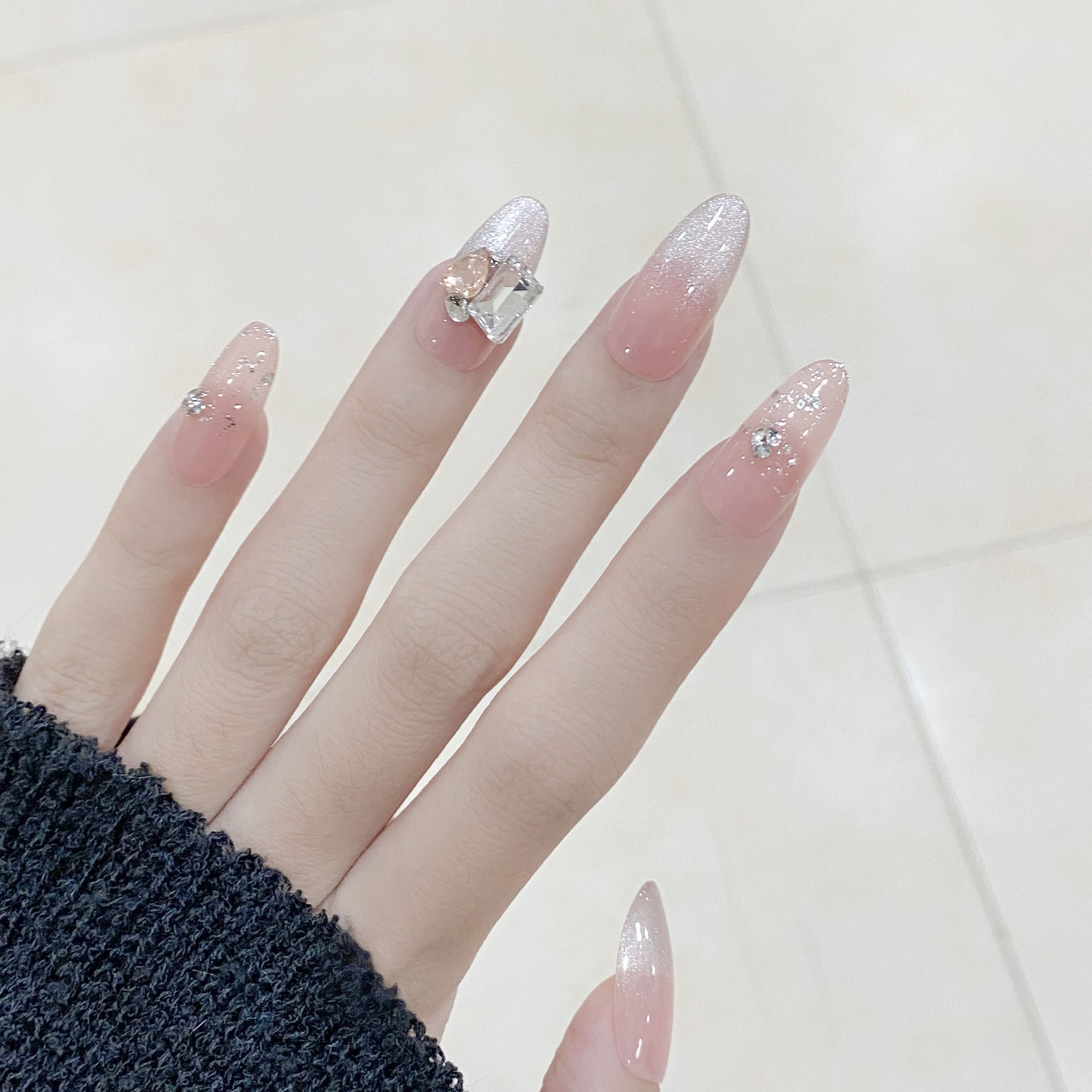 【塞纳河畔】纯手工穿戴甲10个甲片可重复使用