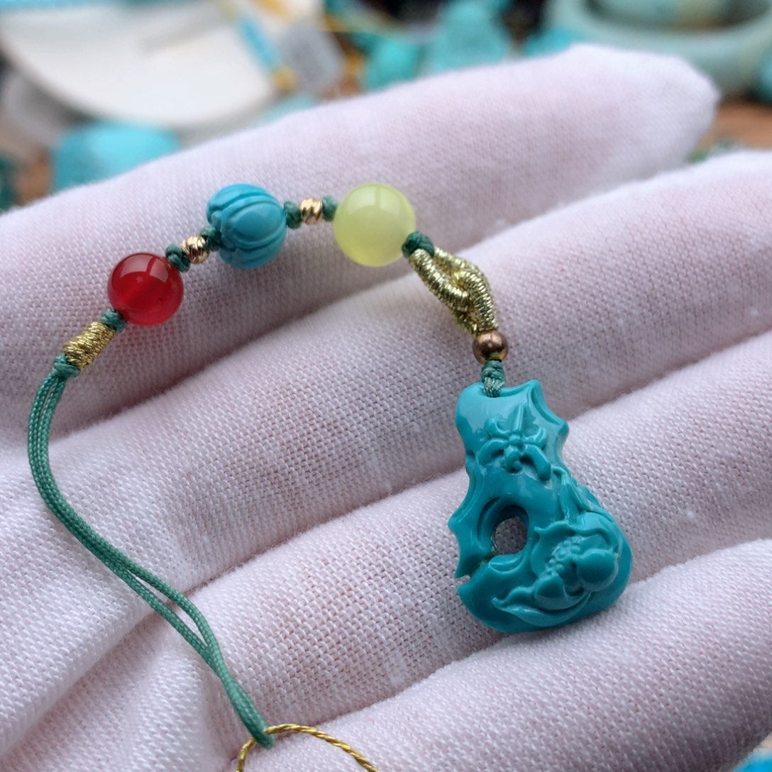 绿松石珠宝奇石未镶嵌