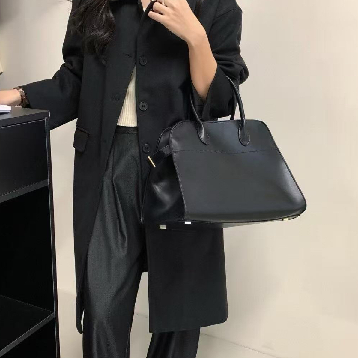小北肩手提包光皮大容量斜挎女包包