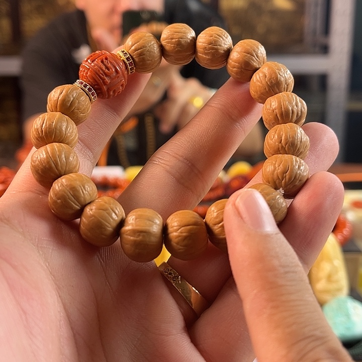 猴头核桃吊坠猴头单圈