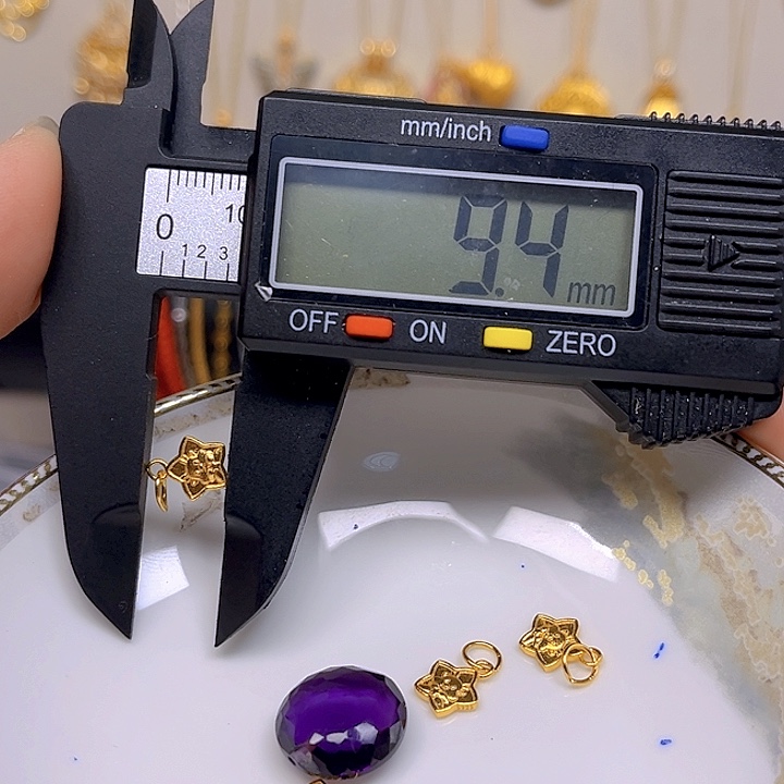 紫晶颈饰银S925镶嵌紫晶925镶嵌134