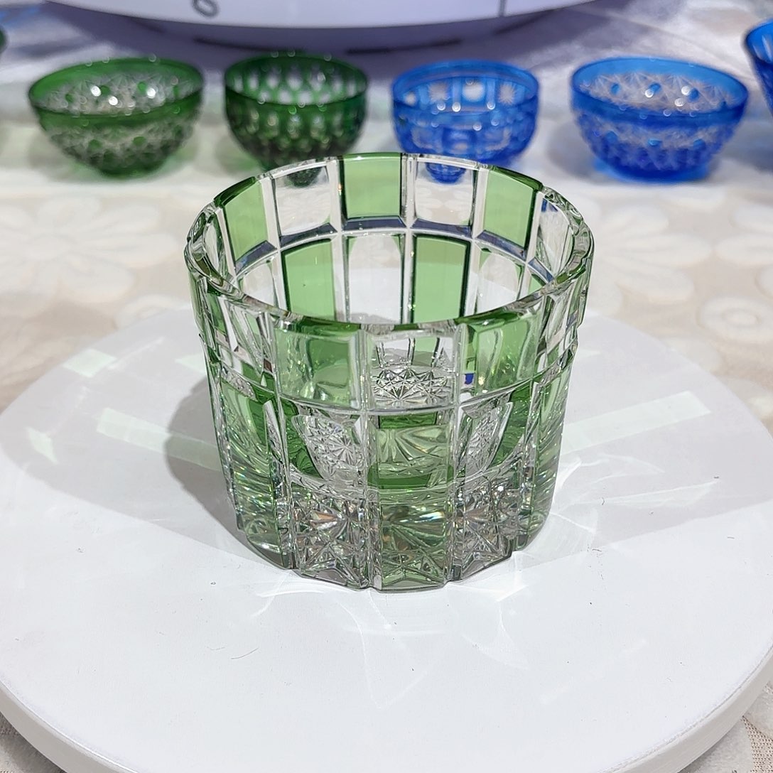 水晶杯水晶花瓶果盘通宝工艺品