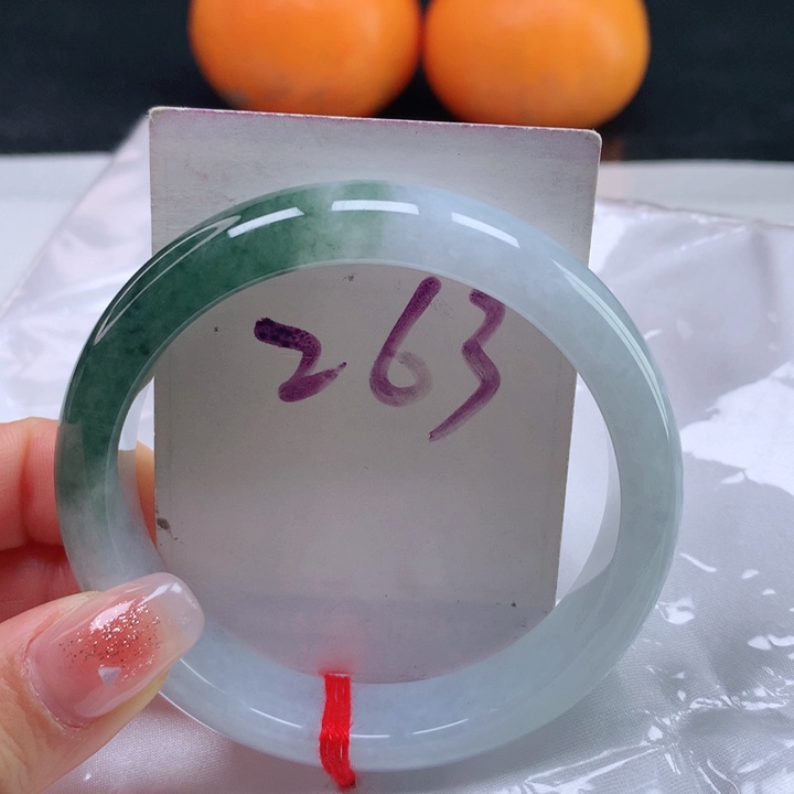 翡翠手镯未镶嵌缅甸天然a货56