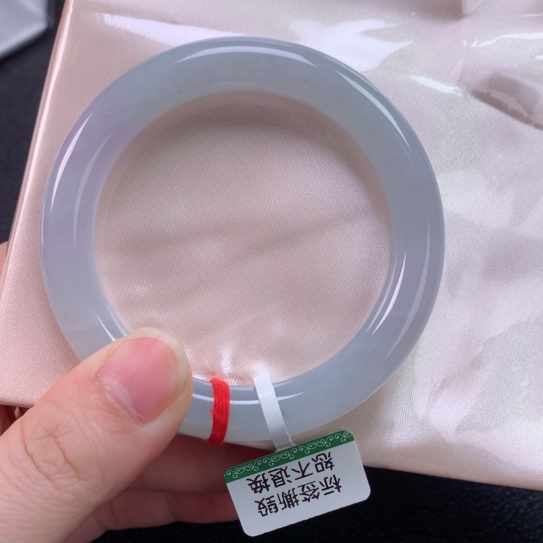 未镶嵌手镯翡翠缅甸天然翡翠手镯54