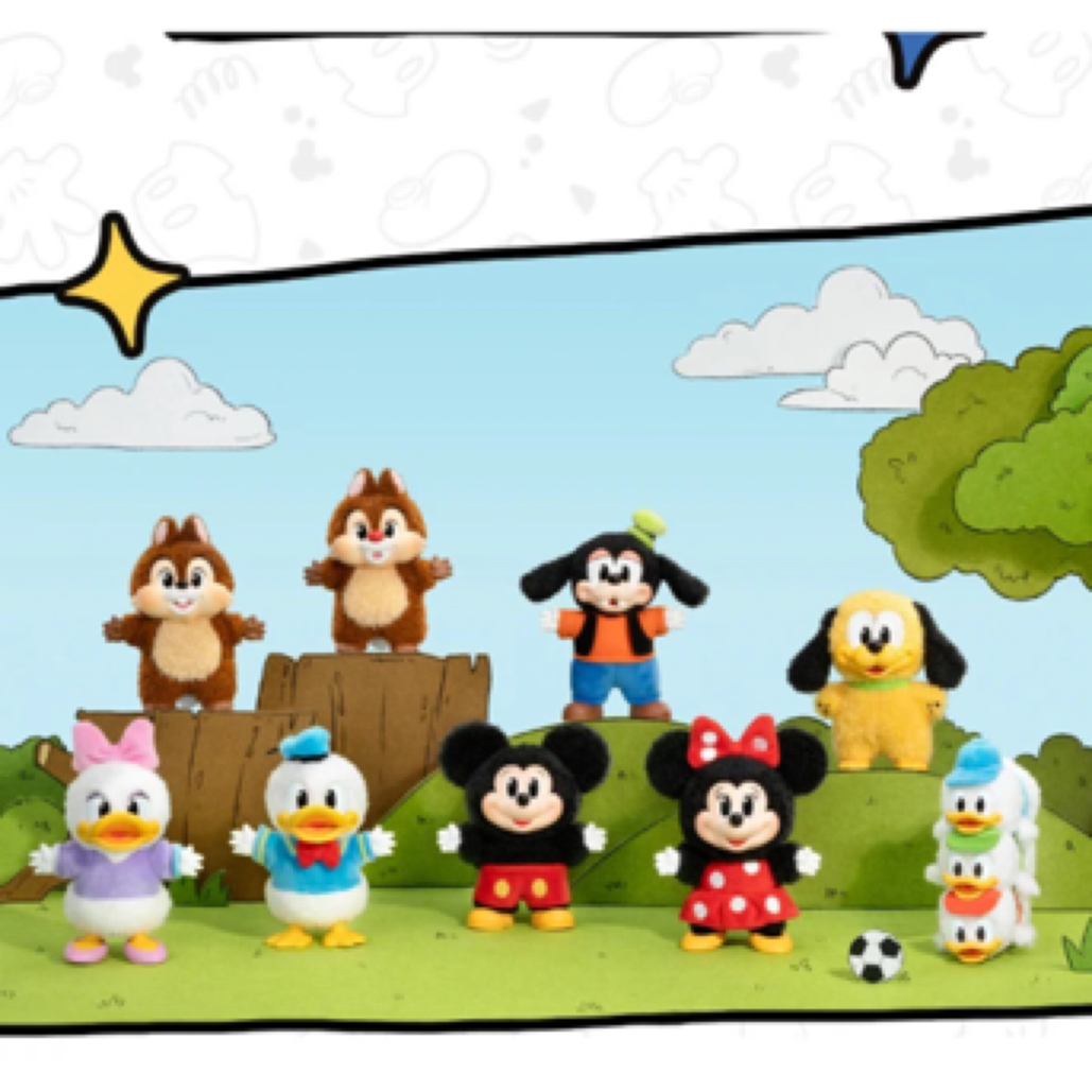 【拆盒】家族萌在一起系列盲盒搪胶毛绒挂饰手办