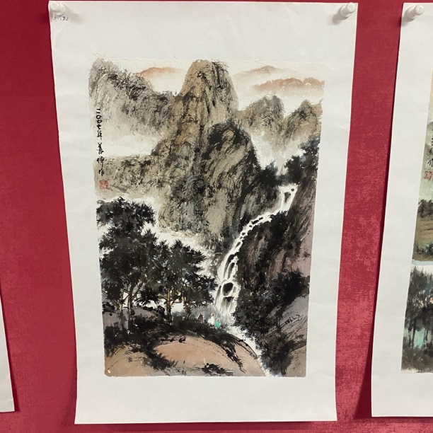 刘善传四尺三开作品