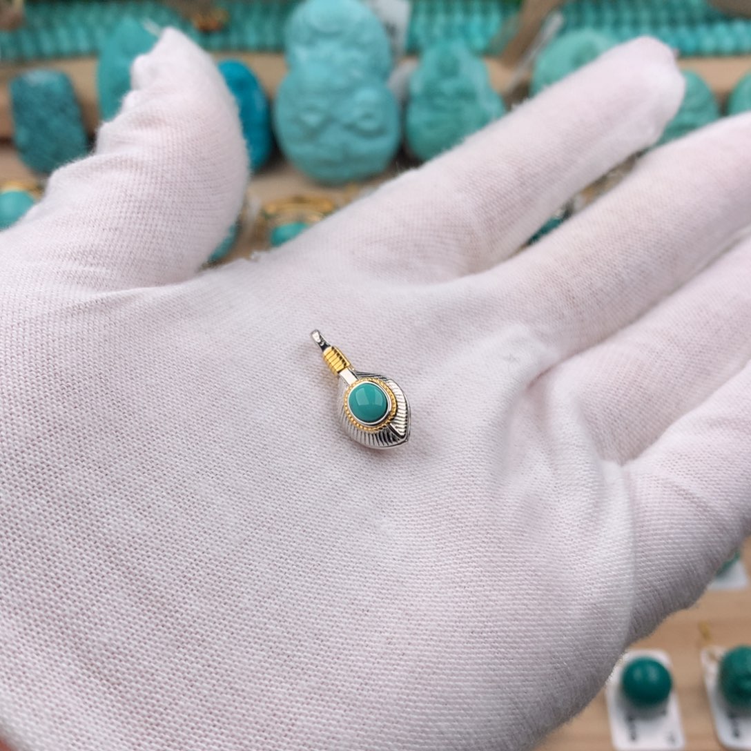 绿松石配饰合金卡