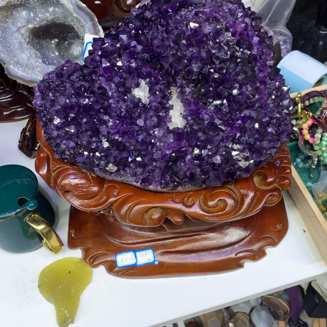 未镶嵌大型摆件（非配饰）紫晶小葛