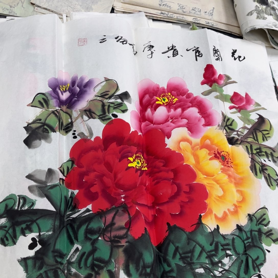 国画纯手绘无边框作品10