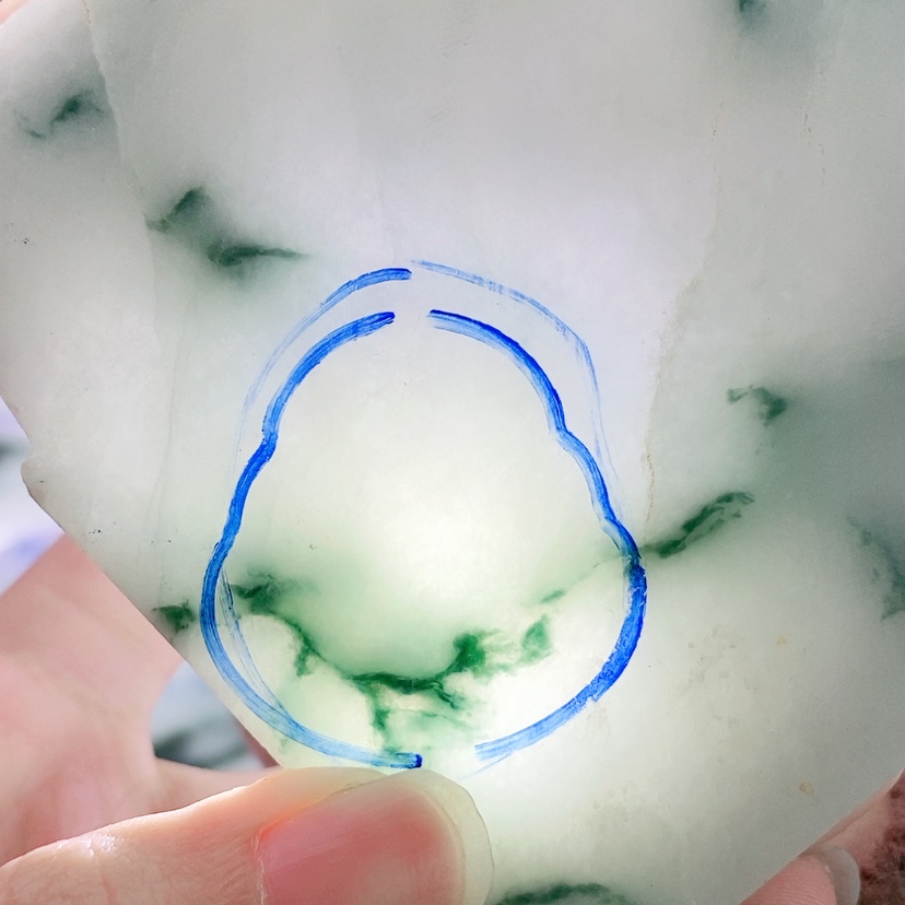 【闪购商品】定制翡翠未镶嵌翡翠片料定制未镶嵌