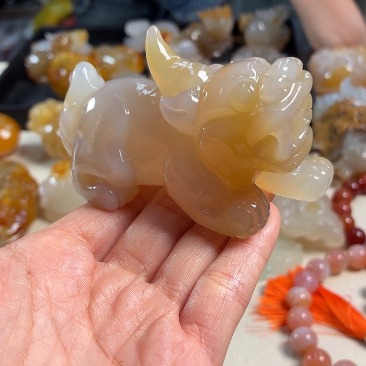 玛瑙/玉髓未镶嵌吊坠(不含链)