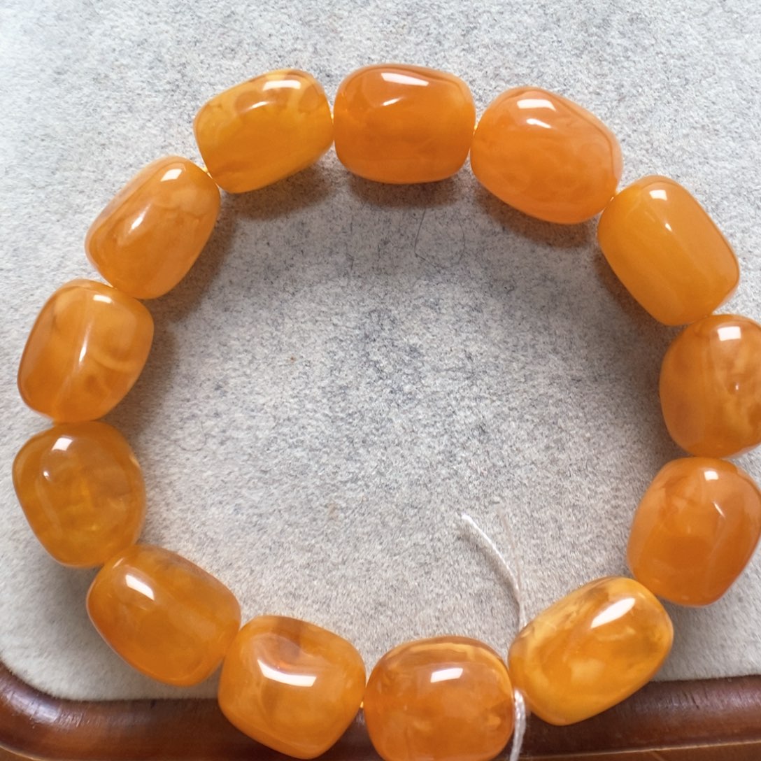 蜜蜡未镶嵌手串蜜蜡