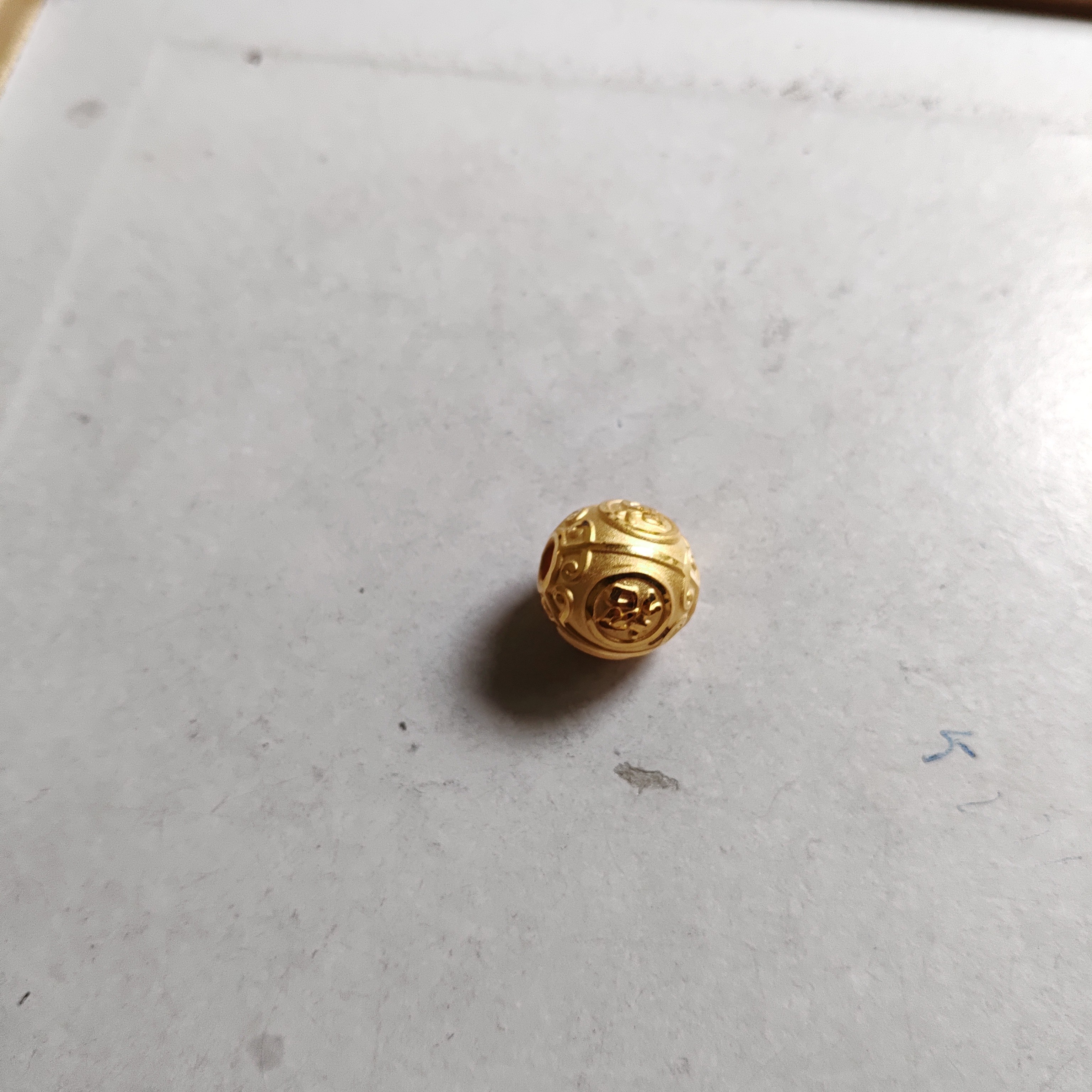 金元宝足金999貔貅珠子首饰