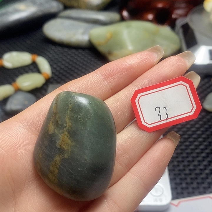 和田玉未镶嵌挂件33