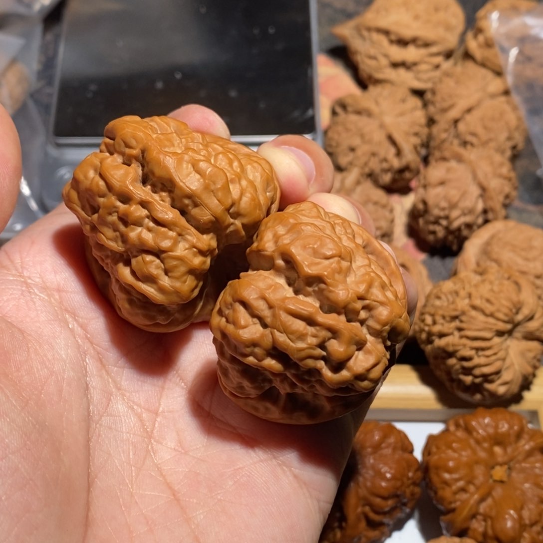 文玩核桃把件健****乐43蛤蟆头