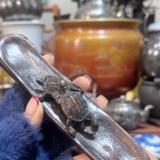 铜中古工艺品摆件