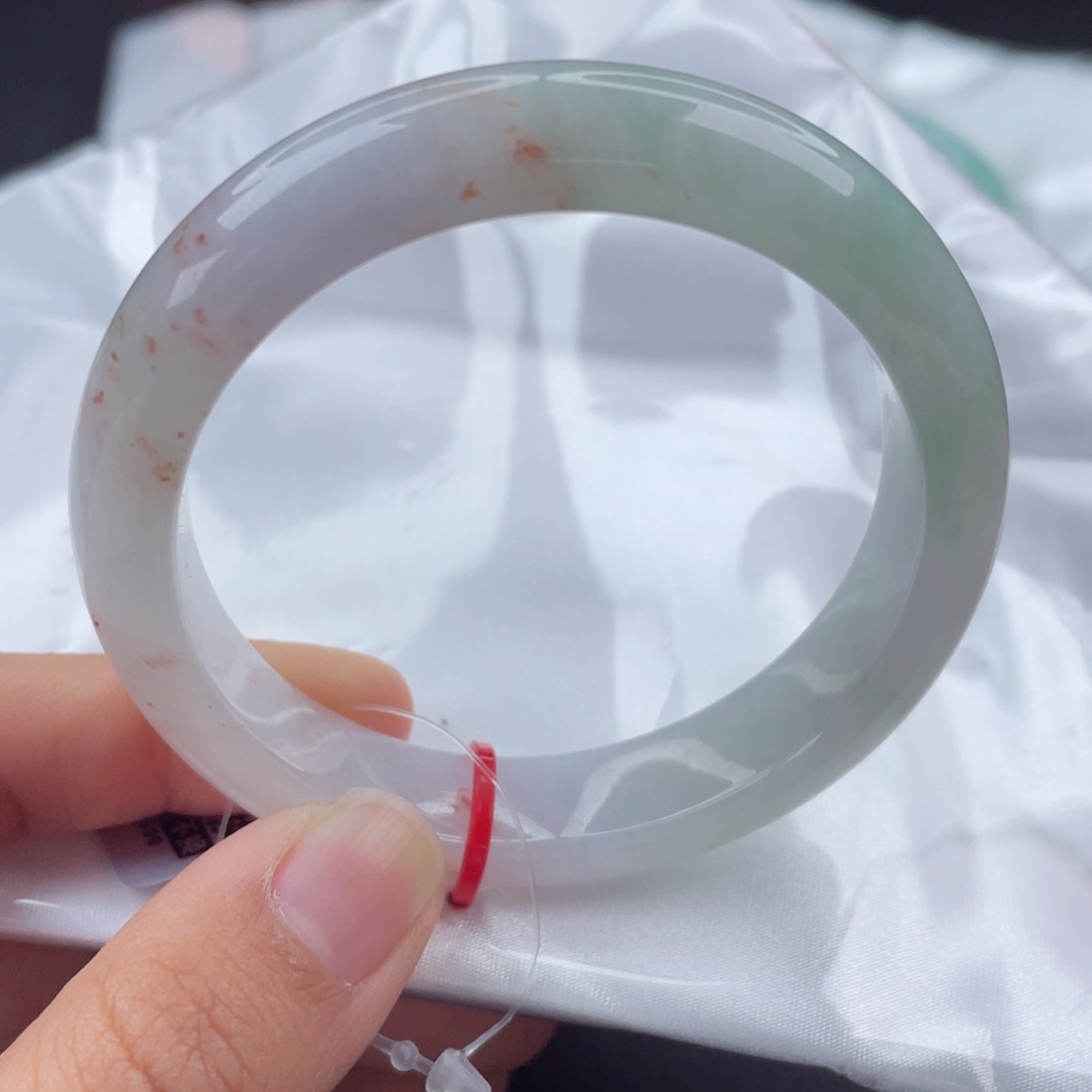翡翠手镯未镶嵌5354正圈