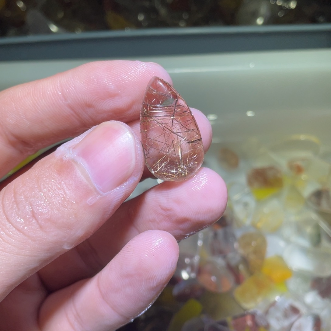 文***祥吊坠(不含链)水晶未镶嵌