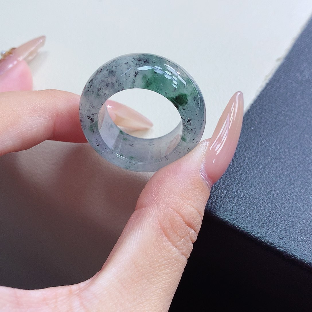 未镶嵌戒指翡翠22-23号