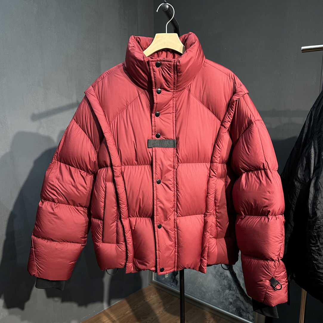 （羽）R16宫喜冬季厚款面包服潮流百搭立领国标90外套