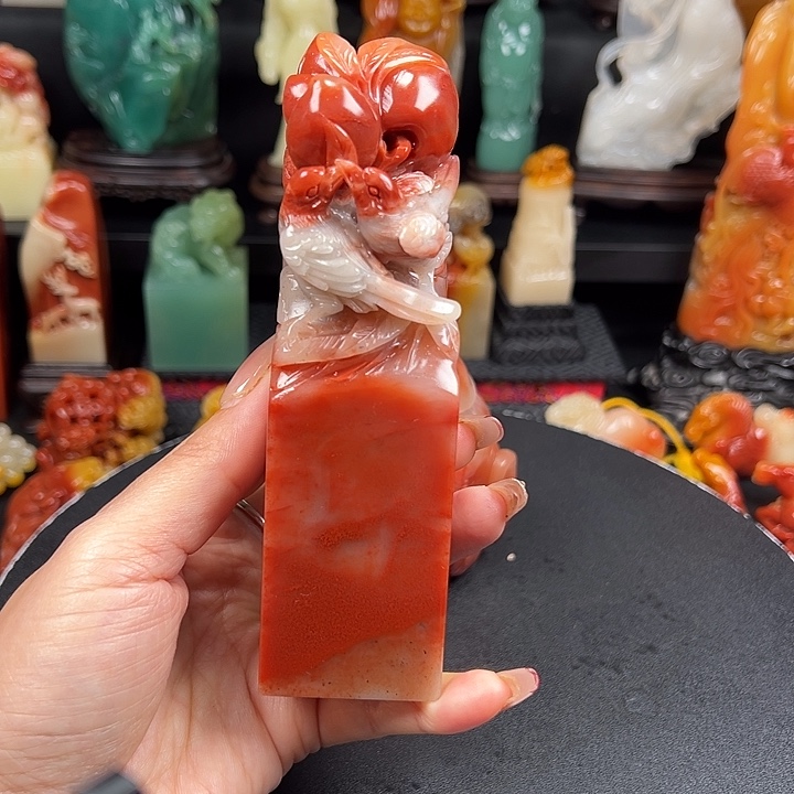 寿山石高山水冻石