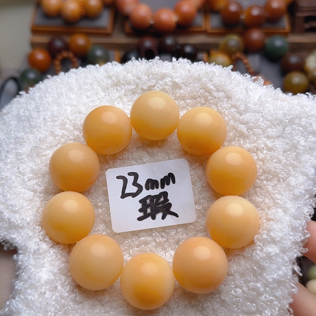 手串菩提根/象牙果23mm瑕果臭臭果落地籽手工干磨