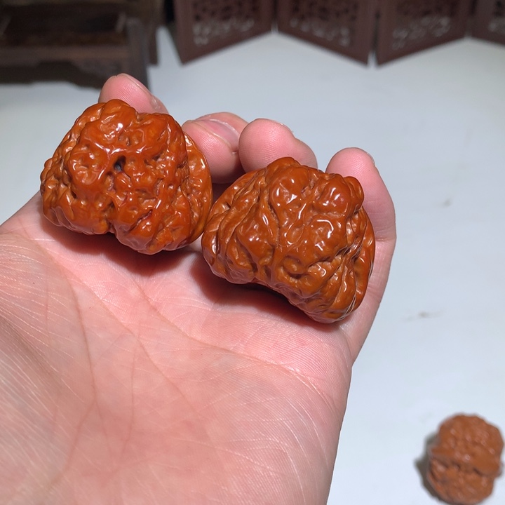文玩核桃把件蛤蟆头